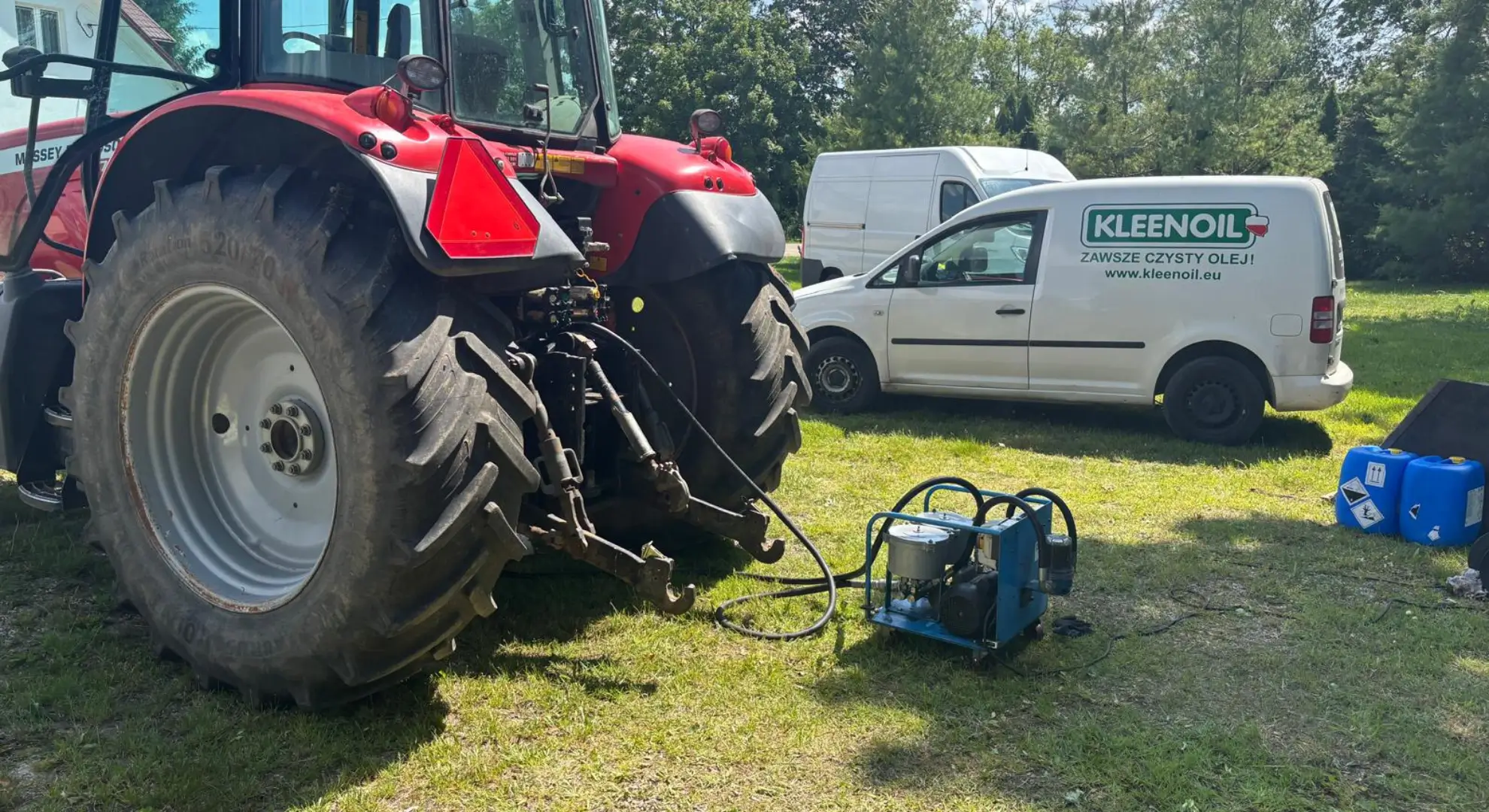 Mobilna filtracja oleju w maszynach rolniczych i technicznych
